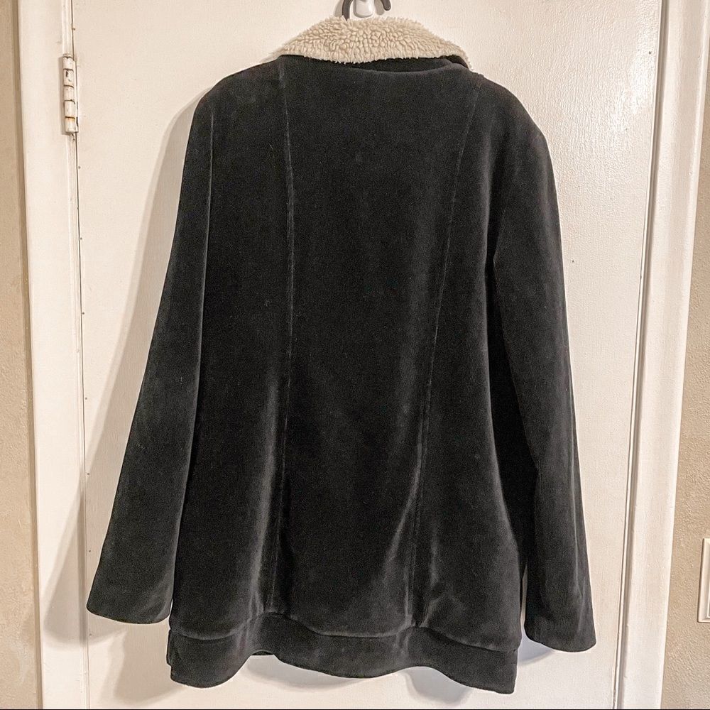 Show Me Your Mumu Elisha Corduroy Sherpa Jacket Black M - Picture 9 of 9